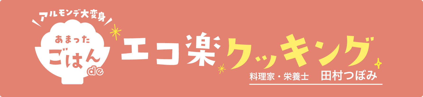 アルモンデ大変身 あまったごはんde エコ楽クッキング 料理家・栄養士 田村つぼみ