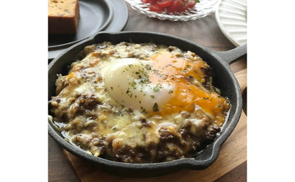 カレーの残りでドリア