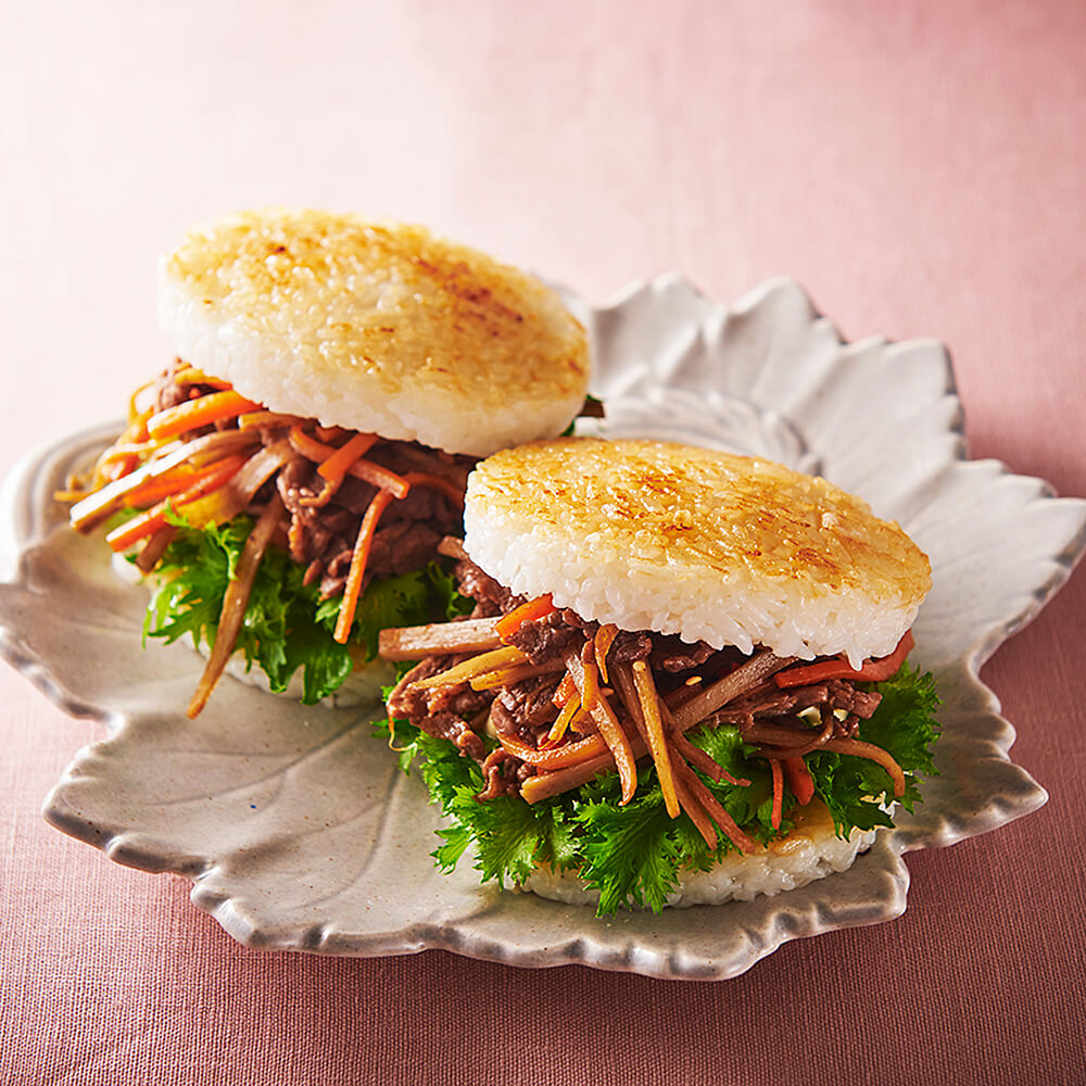 和風ライスバーガー おにぎり レシピ 知る 楽しむ 全農パールライス株式会社